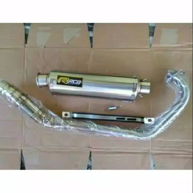 KNALPOT RCB OVAL PNP MX MXKING FU VIXION CB GL