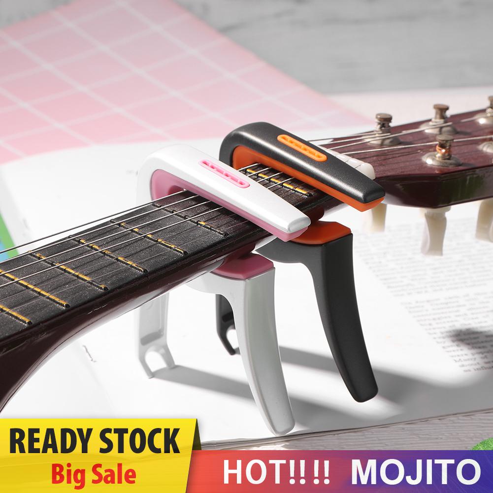 Capo Gitar Akustik / Ukulele Adjustable Dengan Pick