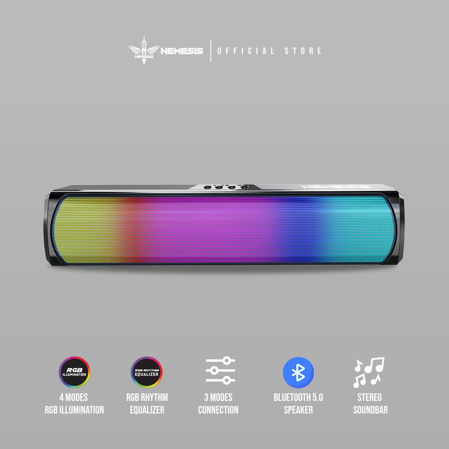 NYK SIREN X30 Gaming Speaker Bluetooth 3 In 1 Connection With 4 RGB Light Mode