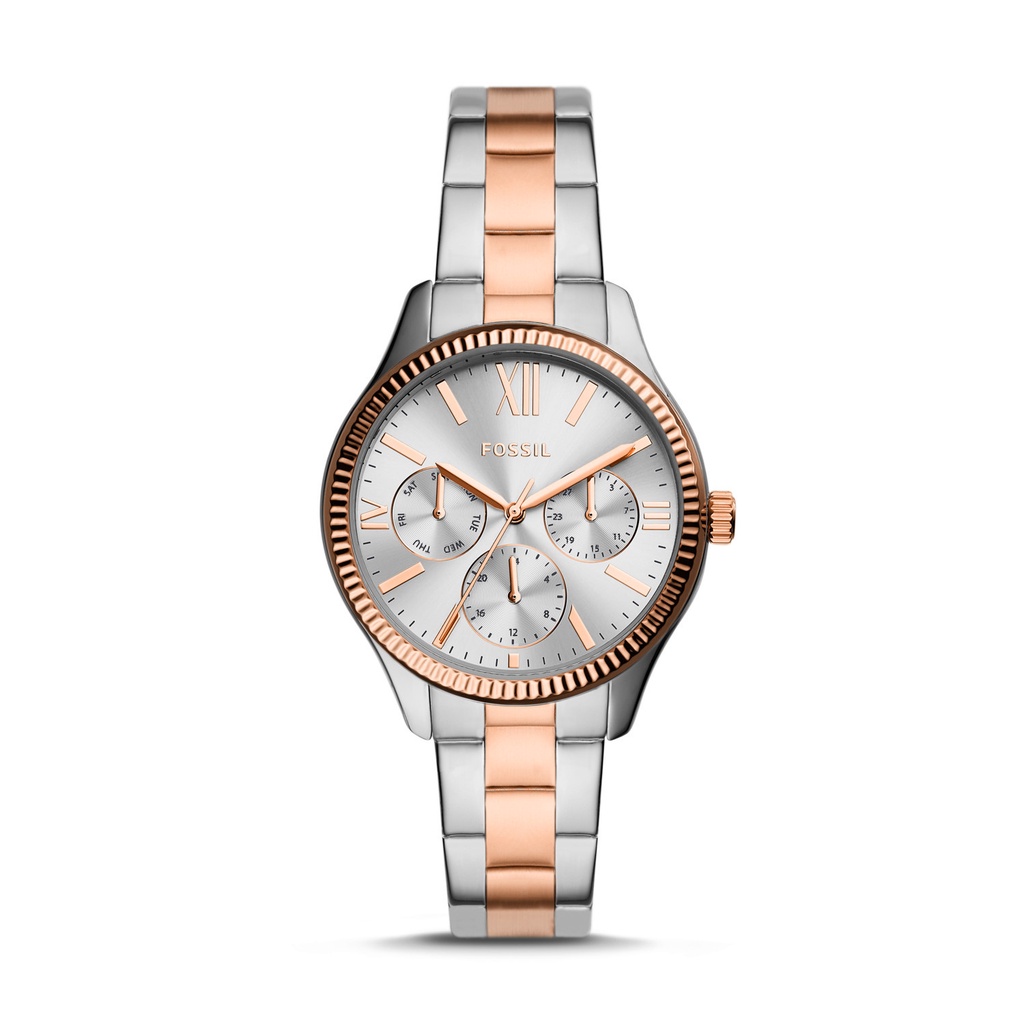 Fossil Rye Multifunction Two-Tone Stainless Steel Watch-BQ3761