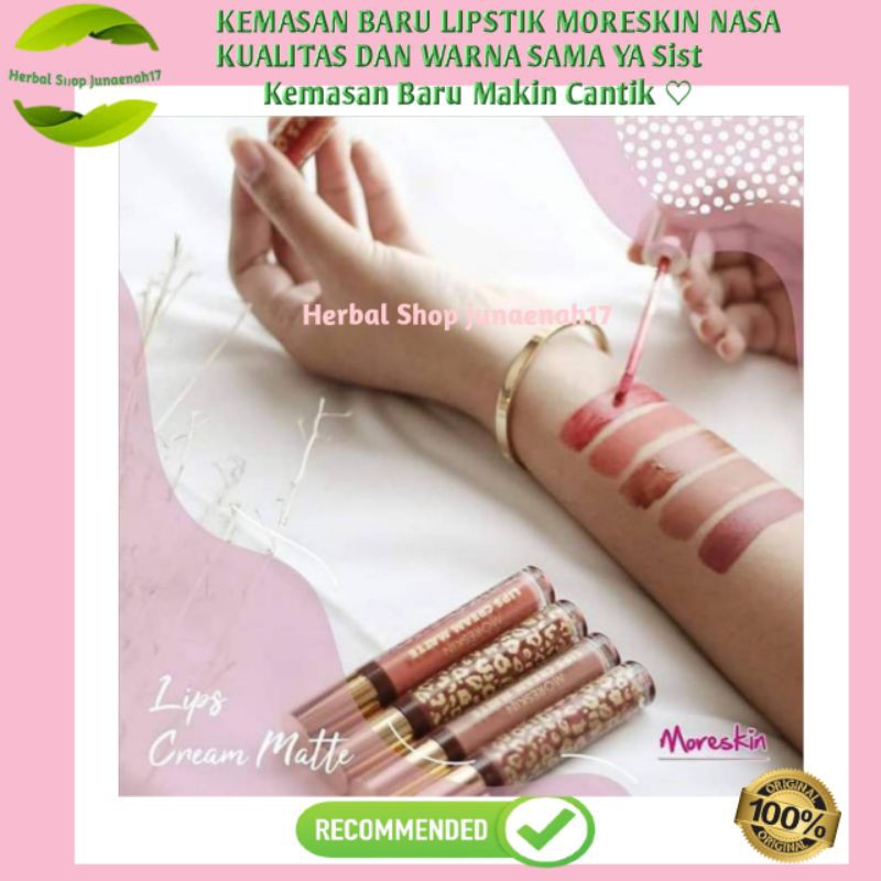 Cod Moreskin Moizturising Lipstik Nasa Terbaru Lipstik Matte Lipstick Kosmetik Bibir 4 Gr Shopee Indonesia