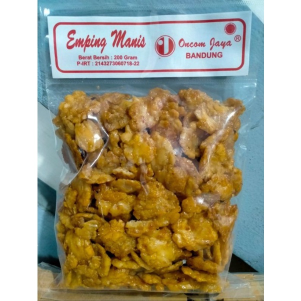 

Oncom Jaya Emping Manis 250gr