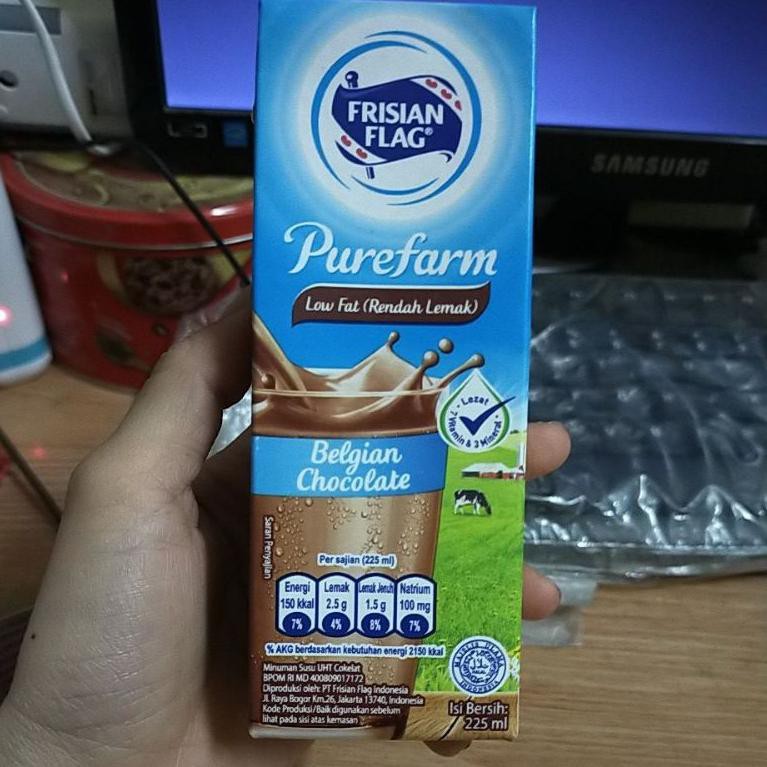 

Stock Masih Banyak| frisian flag purefarm lowfat 225ml belgian chocolate ⊛