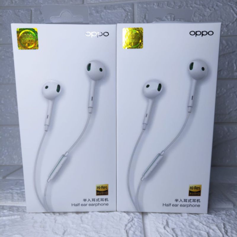Headset Oppo Original 100% Support Semua Tipe Oppo