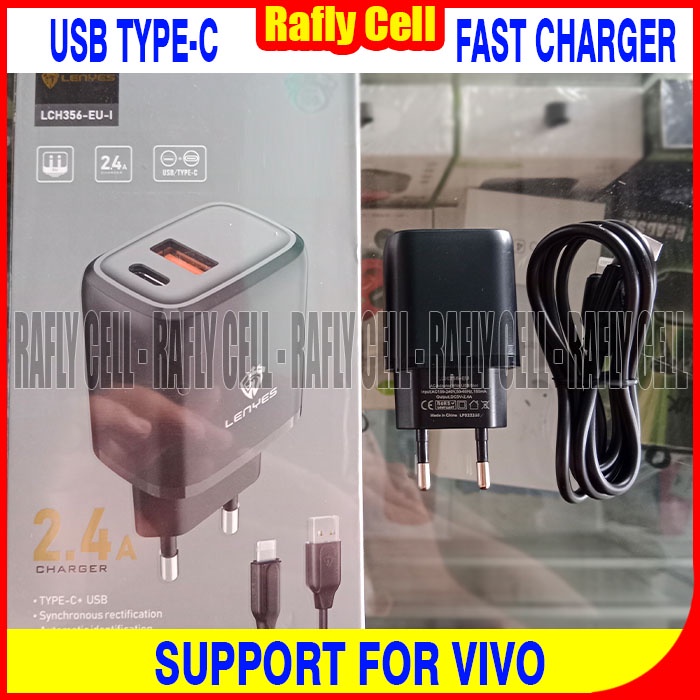 Original Charger 2A Type C Buat HP VIVO V25 Y35 Y75 Y22 Y16 V23 V23E Y33T T1 5G Y21 Y21A Y21T Y50 Y5
