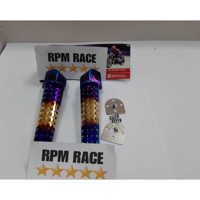 Injakan FootStep Belakang Twotone Beat  Beat Fi Vario 110  Vario Led  Wave Dll Asli Bakaran