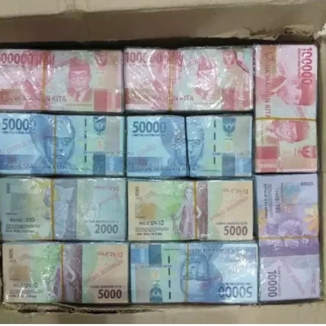 Uang Mainan Kertas Mirip ASLI / Mainan Edukasi Uang Kertas Replika  Murah