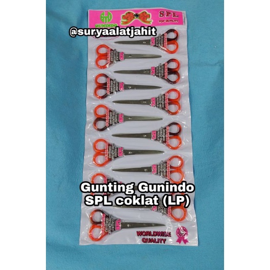 Gunting Gunindo (SPL) 15.5cm Coklat =rp.7.000/1pcs