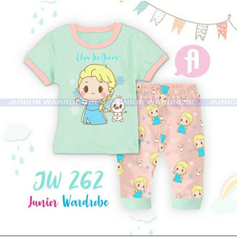 AS Baju Rumah Setelan Pajamas anak  kartun Junior Wardrobe JW 262