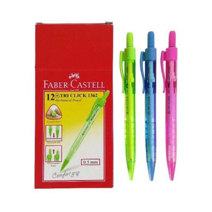 

Gramedia Bengkulu - FABER MECH.PENCIL TRI CLICK 0.5 13620012