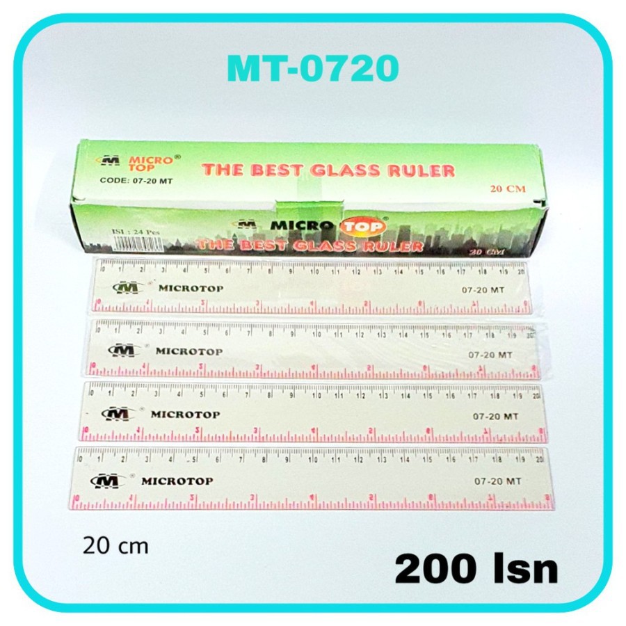 

BOS Penggaris 20cm/ Ukur/ Melukis/ Gambar/ Belajar/ Kantor/ Microtop