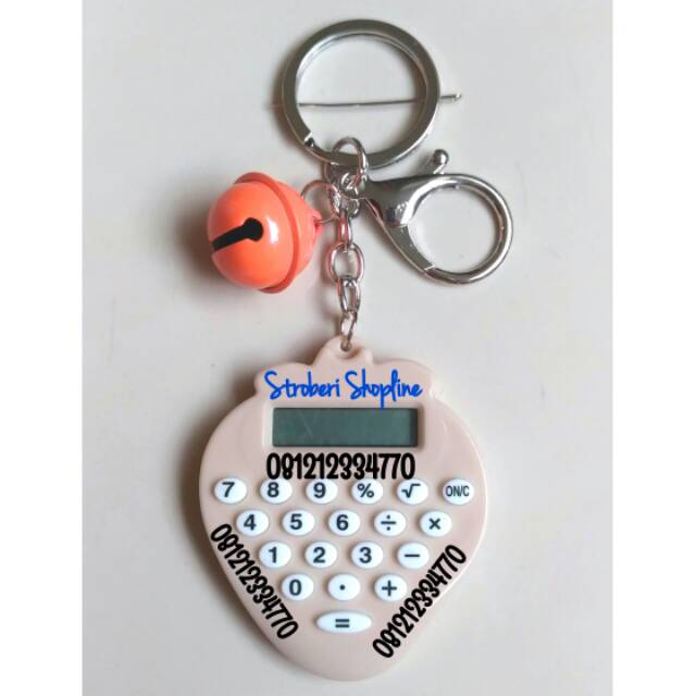 

Kalkulator Strawberry + Keychain