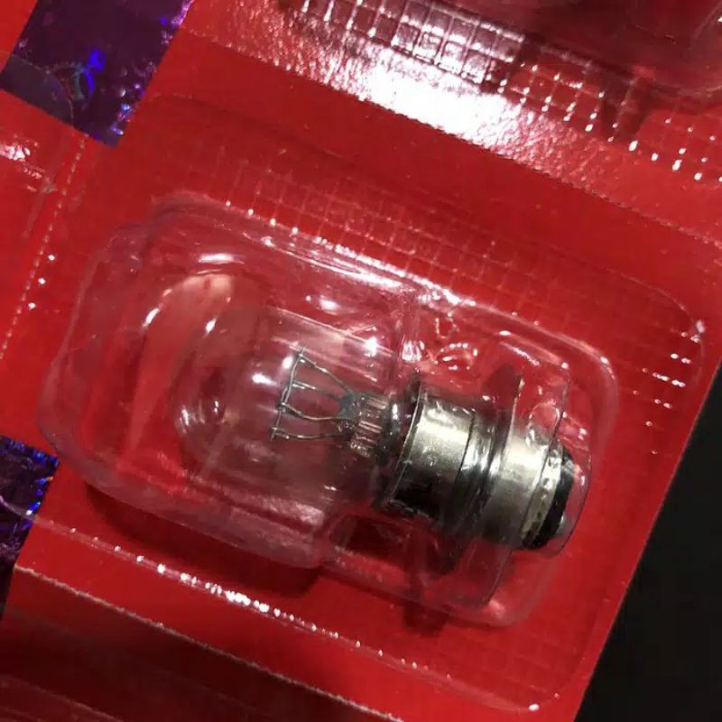 Bohlam Depan Lampu Motor Honda KFV 12V 25W V25 V 25 Watt Grand Supra Vario Beat Scoopy Spacy Revo-3