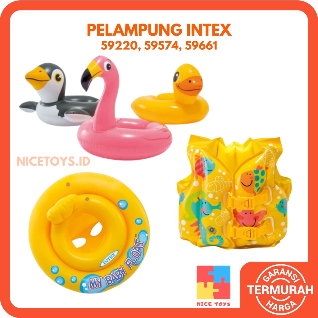 Pelampung Anak INTEX Ban Renang Anak  Pelampung Bayi Pelampung Bebek Pelampung Renang INTEX