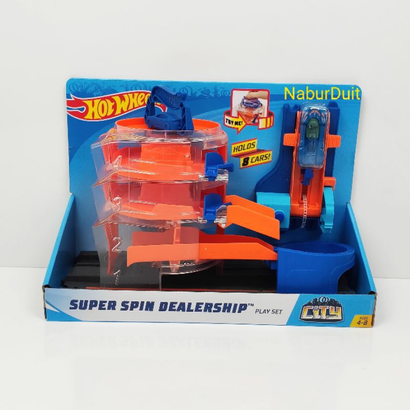 Hot Wheels City Super Spin Dealership 