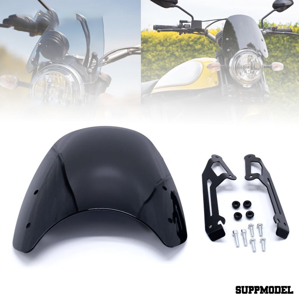 SPM Motorcycle Headlight Windshield Deflector Windscreen for DUCATI SCRAMBLER 2016+