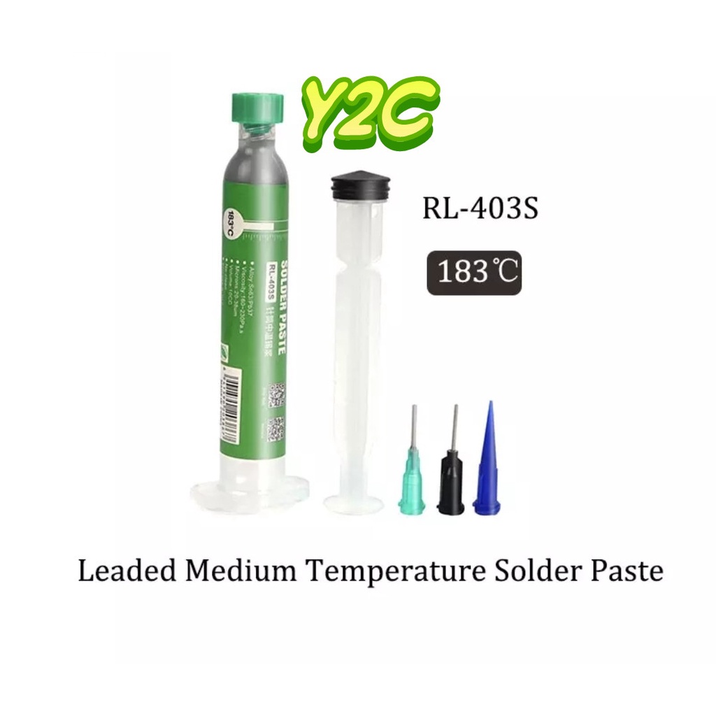 SOLDER PASTA RELIFE RL-403S 10CC 138 C / RL-404S 183 C / RL-406S 227 C / MINYAK SOLDER / ALAT SERVIS HP LENGKAP TERLENGKAP TERMURAH