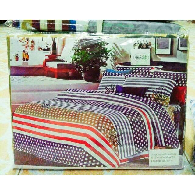 Ready Sarung Kasur Resleting Motif Dewasa <br />ukuran 92x191x10cm
