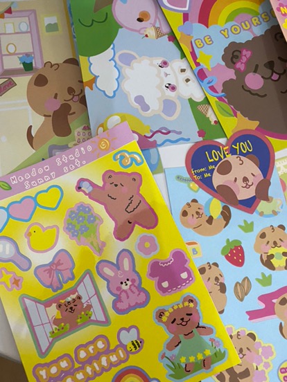 Flower Bed Alphabet Stickers