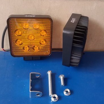 Lampu Tembak Sorot SIFCO 9 LED Kotak Kuning