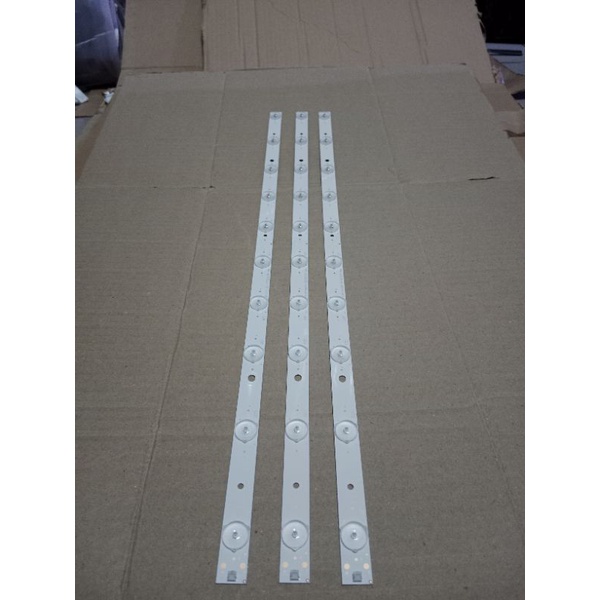 BACKLIGHT TV LED POLYTRON 10 KANCING CEMBUNG 3 VOLT - LAMPU LED TV POLYTRON - BACKLIGHT TV LED POLYT