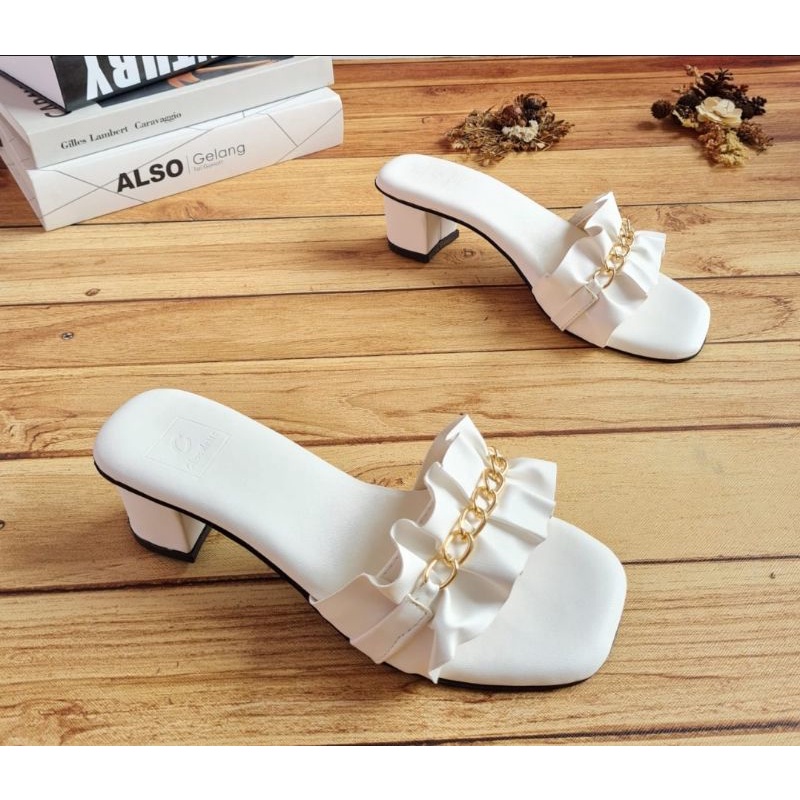 ABBUSHOES RY 12 hak tahu rempel rantai rifat 5cm