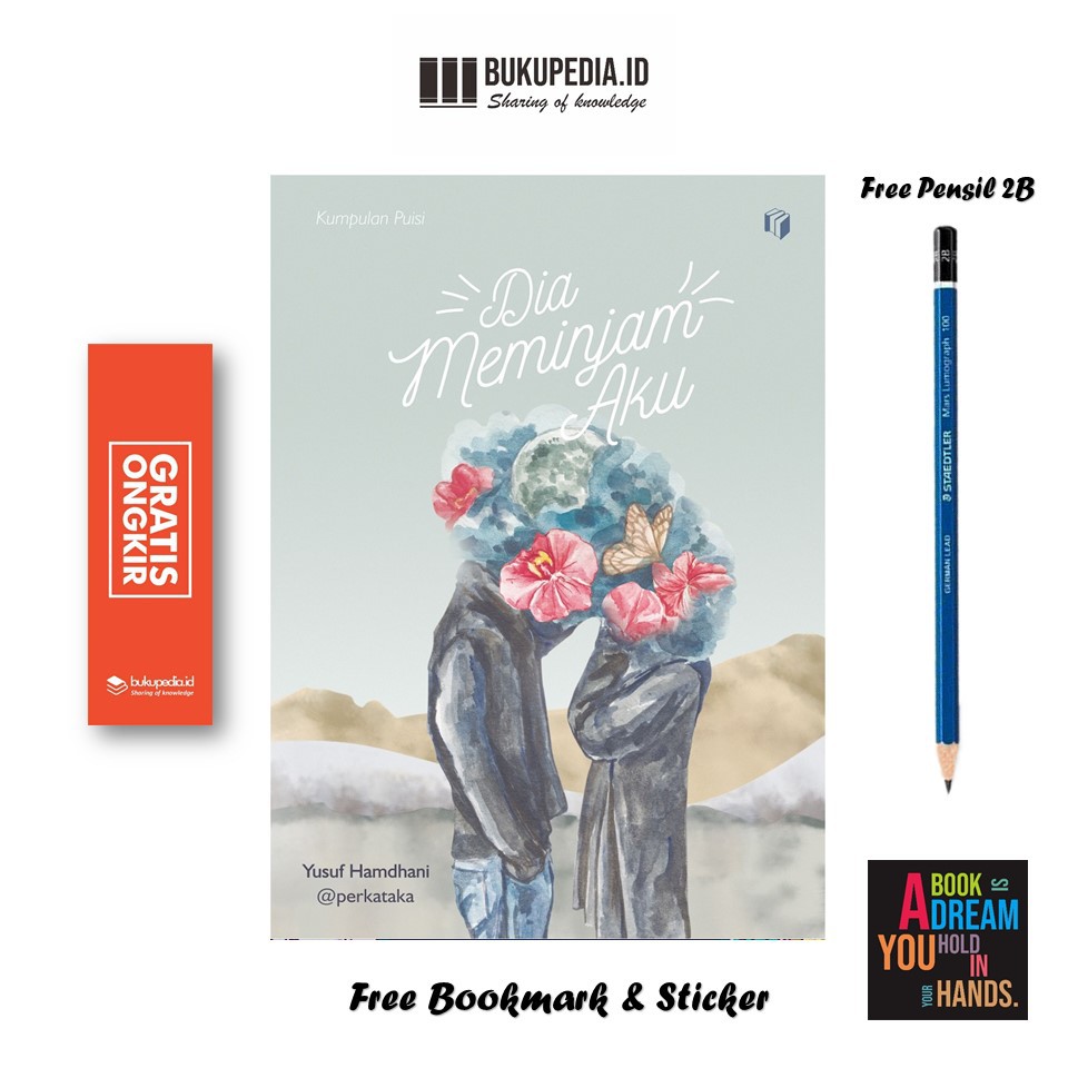

BUKU DIA MEMINJAM AKU -SHIRAMEDIA- (BONUS PENSIL 2B, BOOKMARK, STIKER)