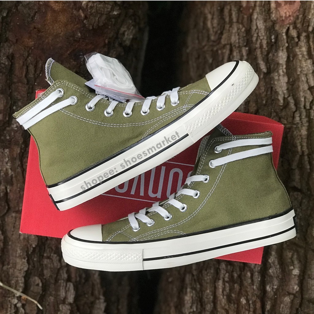 SEPATU CONVERSE 70S HIGH FIELD SURFLUS HIJAU LUMUT ALL STAR CHUCK TAYLOR OBRAL MURAH