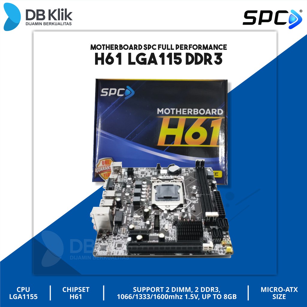 Motherboard SPC H61 LGA 1155 DDR3 Full Performance