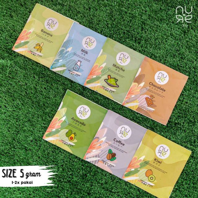 [masker organik] wash off organic mask by nure