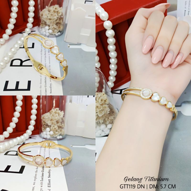 Gelang titanium Wanita GTT119 DN