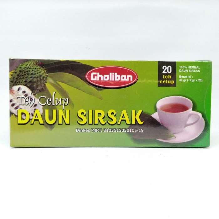 

tradisional-minuman- teh celup daun sirsak gholiban -minuman-tradisional.