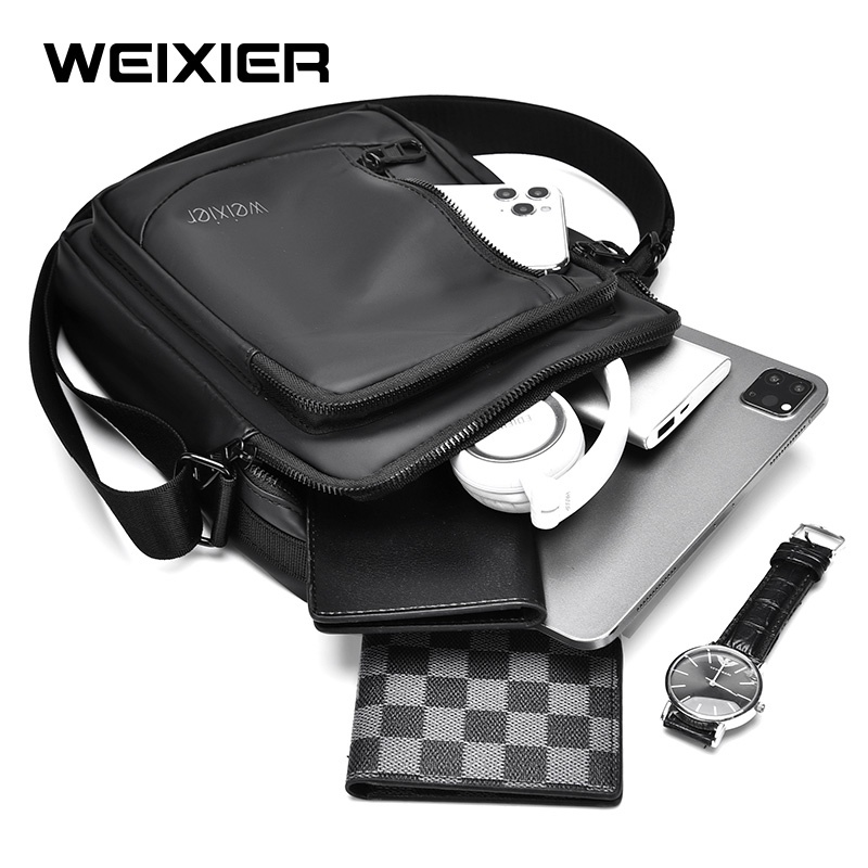 WEIXIER D238 Tas Selempang Pria Sling Bag Anti Air WK-SBY