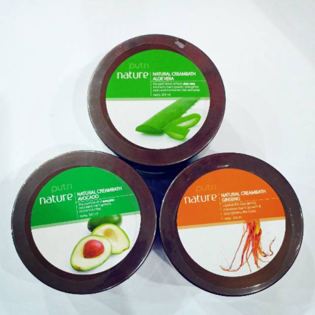 Putri Natural Hair Creambath 240ml | Hair Mask By Wardah