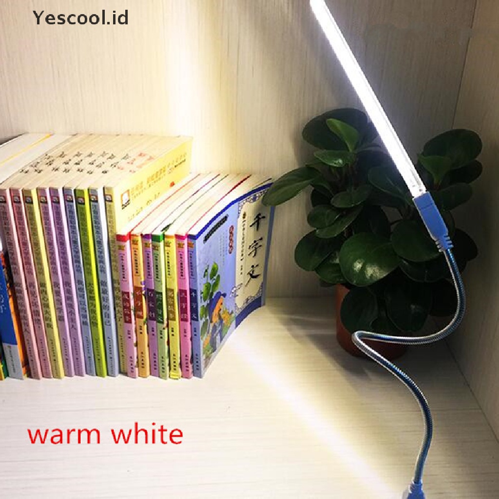 (Yescool) Lampu Baca 24-LED 5V 12W Dengan Port USB