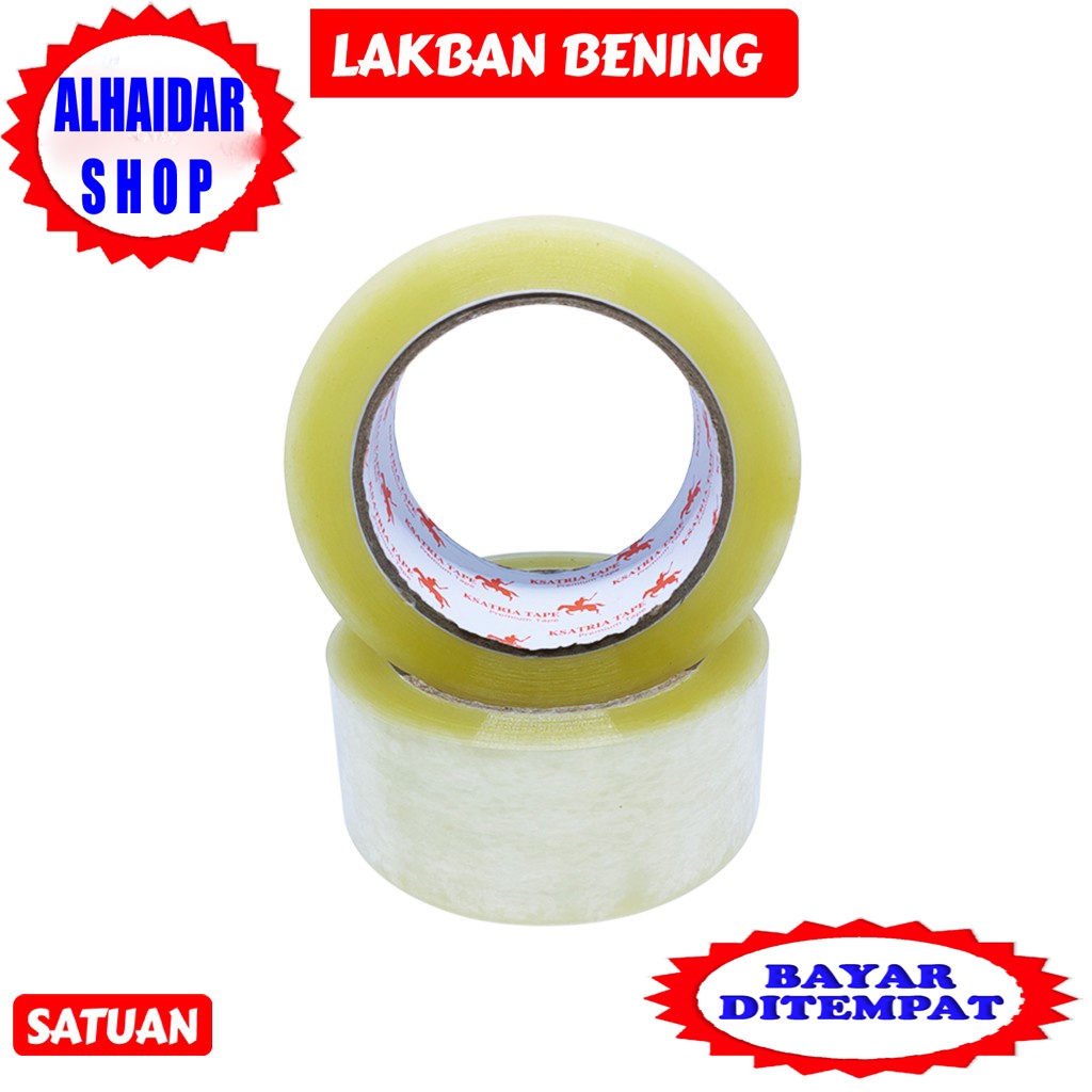 lakban bening dan coklat lem perekat kuat