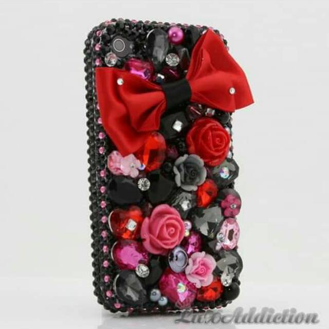 

Case blink hitam pita kain