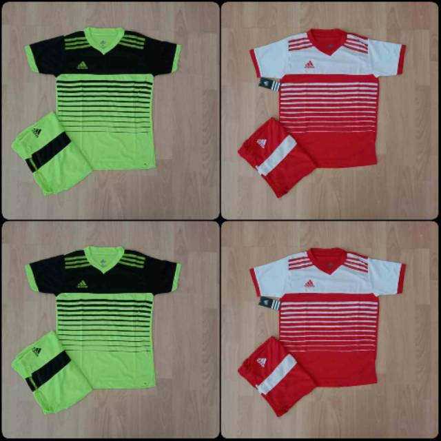 Setelan Jersey Baju Futsal Anak Kaos Tim Adidas 04