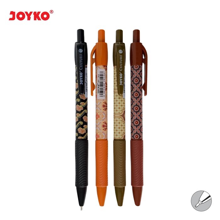 

BEST SELLER Ball Pen / Pulpen / Pena Joyko BP-184 / Culture / 1 BOX 12 PCS