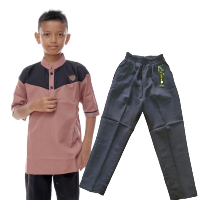 KOKO KURTA TERBARU SETELAN ANAK2 UMUR. 6 -12 Th