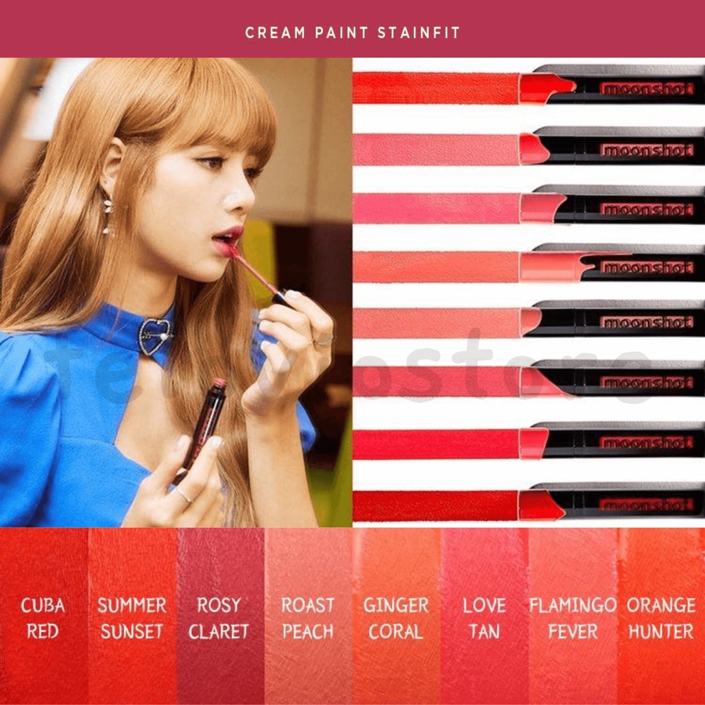 Moonshot x LISA BLACKPINK Cream Paint STAINFIT Lip Stain [SPECIAL EDITION]