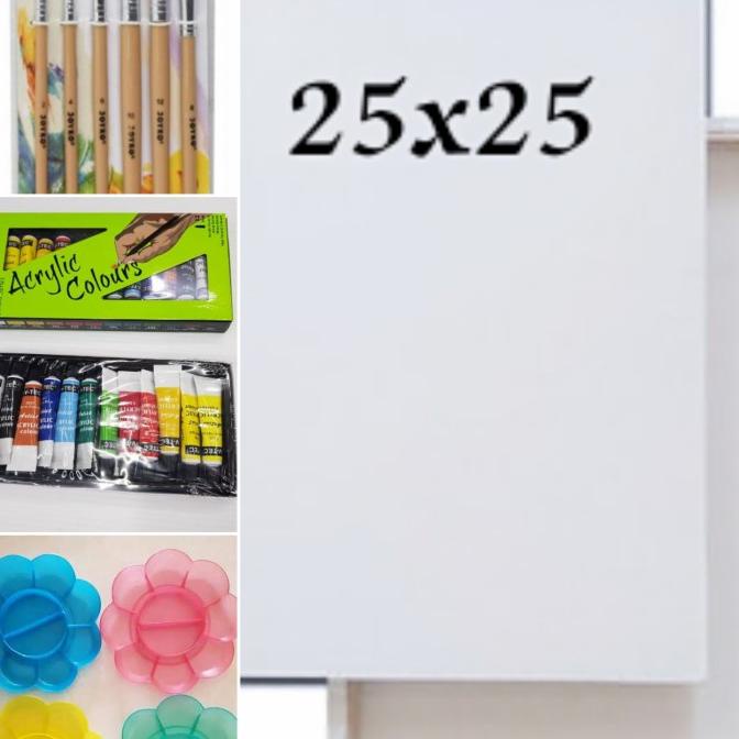 

Promo Paket Alat Lukis + Kanvas 25x25