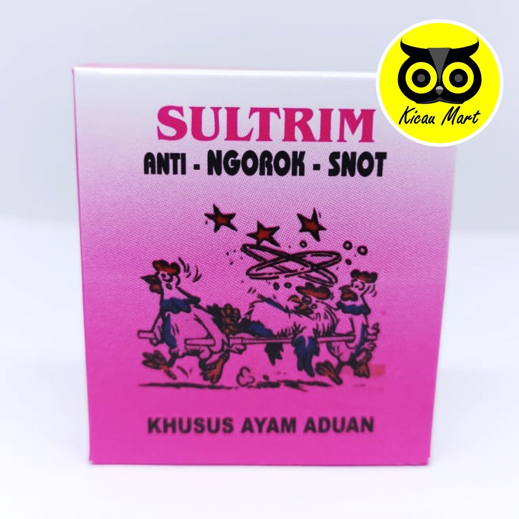 DR SULTRIM PIL KAPSUL OBAT AYAM NGOROK SNOT CRD BURUNG MERPATI DARA UNGGAS RONTOK BULU MABUNG SLTRM