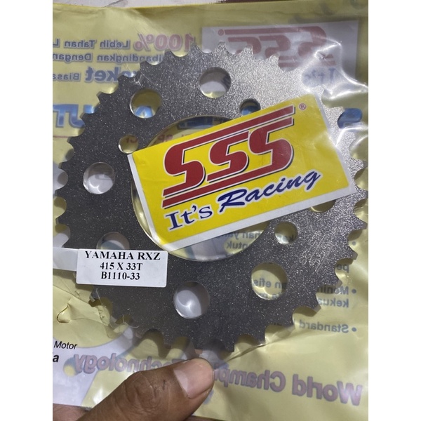 Gir Gear SSS Tripel S Belakang Yamaha Rx z king Jupiter Mx Vega 415 x 30 31 33 34 35 36 37 38 39 40-33