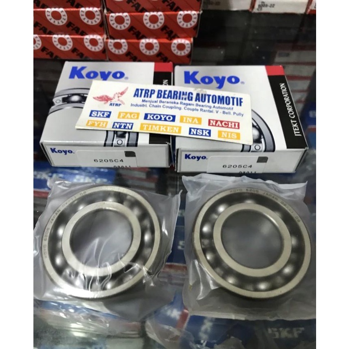 Bearing / Bearing Kruk As F1Z F1Zr Force Satria 2Tak 6205 C4 2Pc Koyo Japan Ori