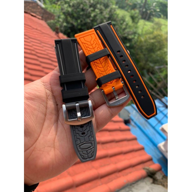 Strap Tali Jam Tangan Silicon tebal berkualitas 9901 varian warna lengkap