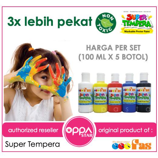 

FAS SCHOOL PAINT ORIGINAL 100 ML SET 5 - CAT AIR POSTER TEMPERA