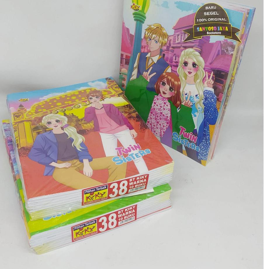 

Ready Stock 7Y8 Buku Tulis KIKY 38 Lembar - 1 Pack Isi 10 Buku - Kertas Berwarna J8 Diskon Promoー