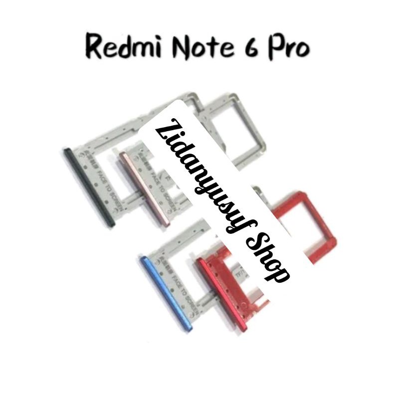 SIMTRAY SIM CARD SIM LOCK DUDUKAN KARTU SIM XIAOMI REDMI NOTE 6 / NOTE 6 PRO ORIGINAL