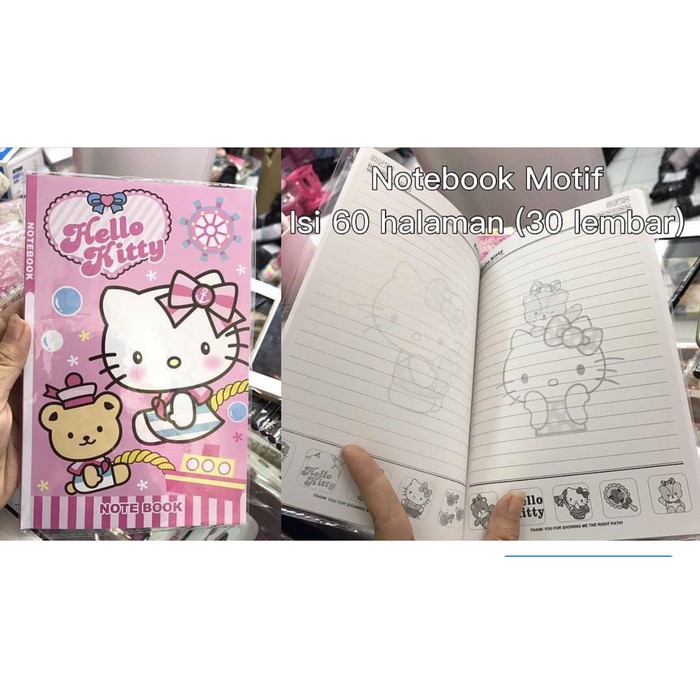 

NEW. NOTEBOOK / BUKU CATATAN HELLO KITTY